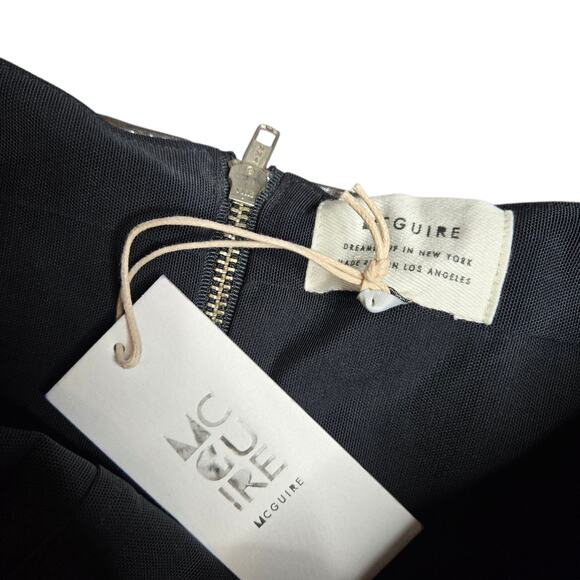 Revolve Mcguire Cropped Strapless Silver Top Size: S NEW - Picture 3 of 6